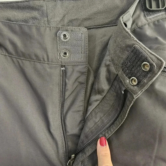 The North Face HyVent Dark Gray Mens Ski Snowboard Pants Sz L EUC - Picture 3 of 16